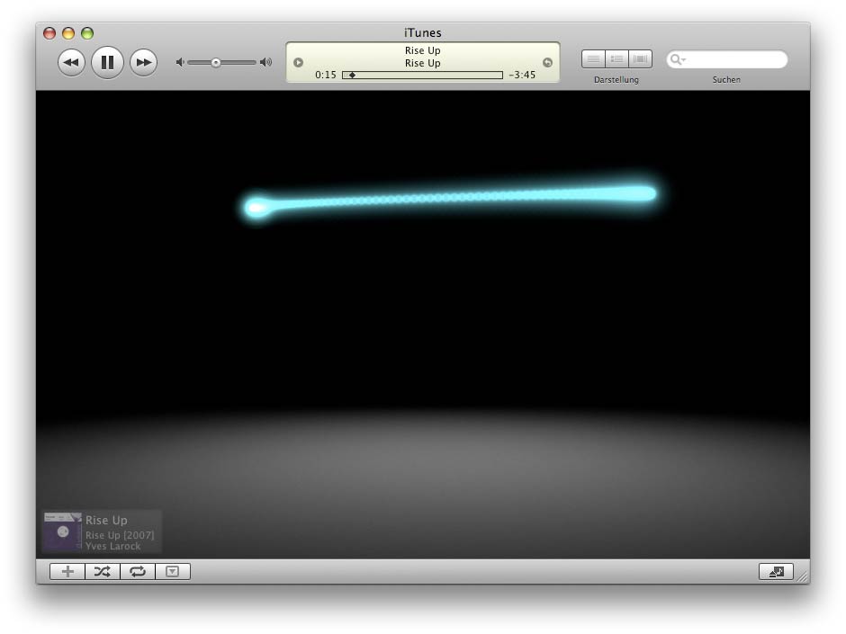 iTunes Leopard Visualisation Effect Sticks